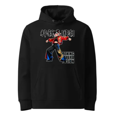 Peking Opera Fusion Hoodie – Unisex Eco-Friendly Streetwear