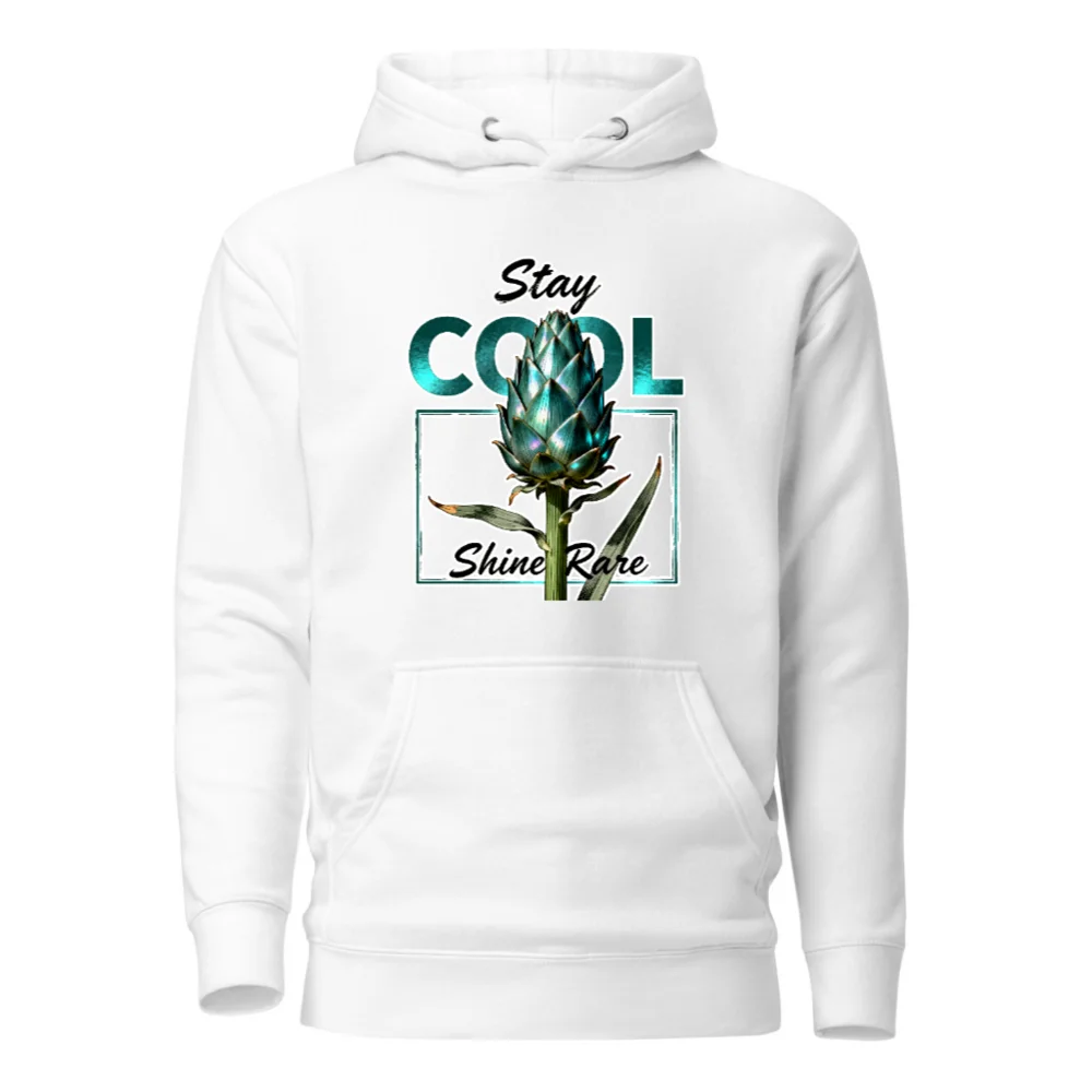 Stay Cool Shine Rare Artichoke Hoodie – Unisex Premium Pullover