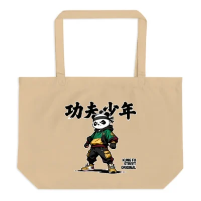 Kung Fu Panda Tote Bag – Large Organic Cotton Shopping Bag