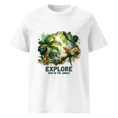 Explore Deep in the Jungle – Unisex Organic Cotton T-Shirt