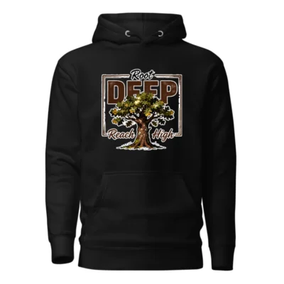 Root Deep Reach High Unisex Premium Hoodie
