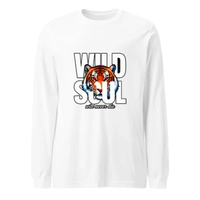 Wild Soul Tiger Long Sleeve Tee - Unisex Graphic Shirt