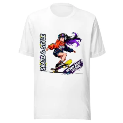 Skate & Style Unisex T-Shirt – Urban Ride Original Graphic Tee