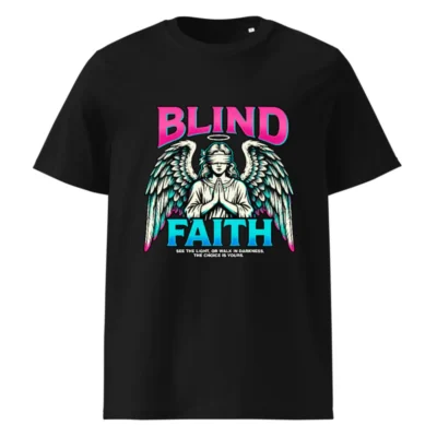 Blind Faith Unisex Organic Cotton T-Shirt - Graphic Tee