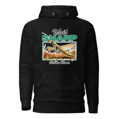 Wait Sharp Strike Clean Hoodie – Unisex Premium Pullover