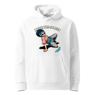 Unisex Eco Hoodie - Move the Street Urban Dance Graphic Sweatshirt