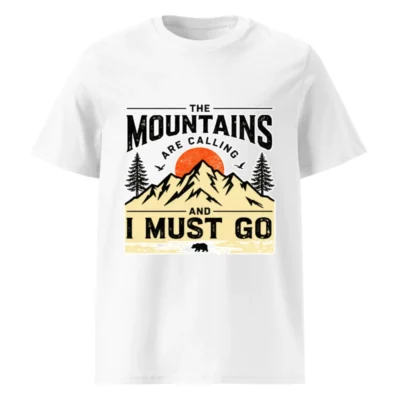 The Mountains Are Calling T-Shirt – Unisex Organic Cotton