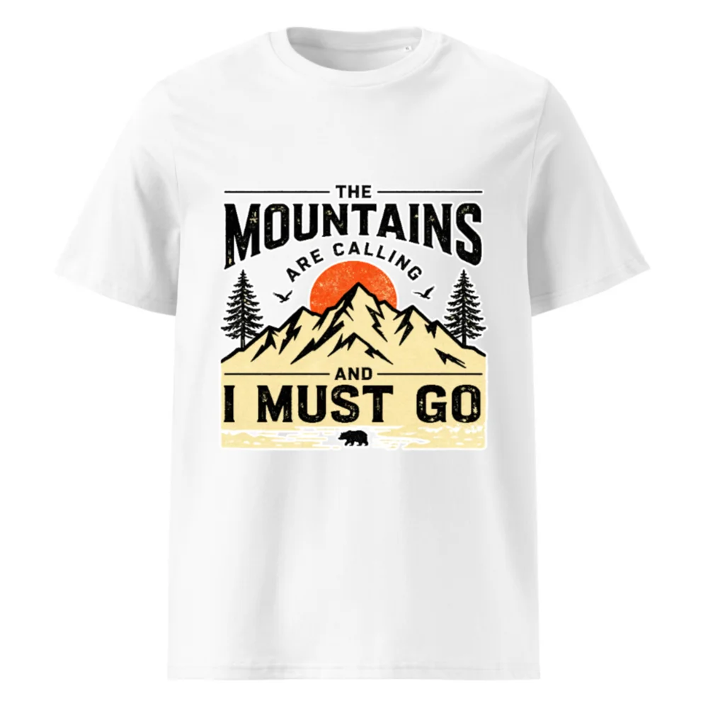 The Mountains Are Calling T-Shirt – Unisex Organic Cotton