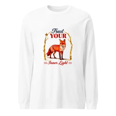 Trust Your Inner Light Fox Long Sleeve Tee - Unisex