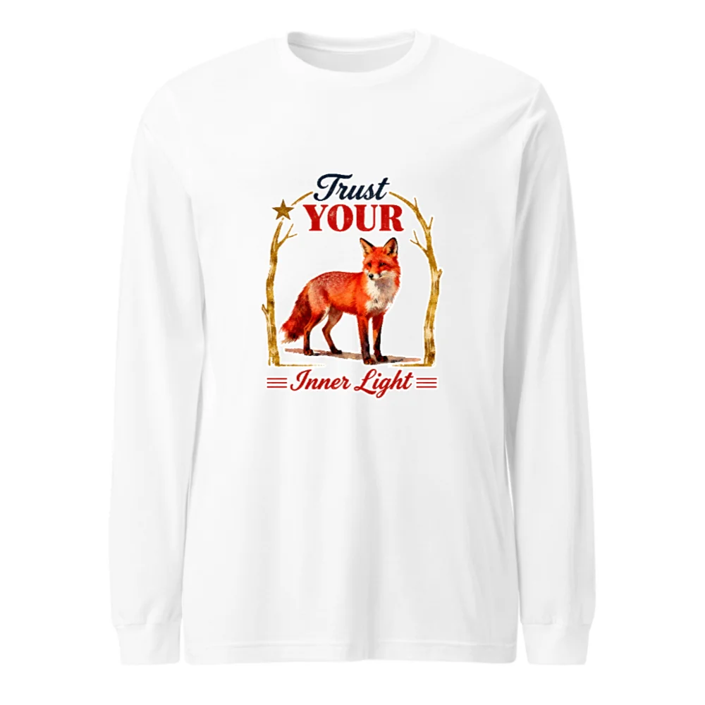 Trust Your Inner Light Fox Long Sleeve Tee - Unisex