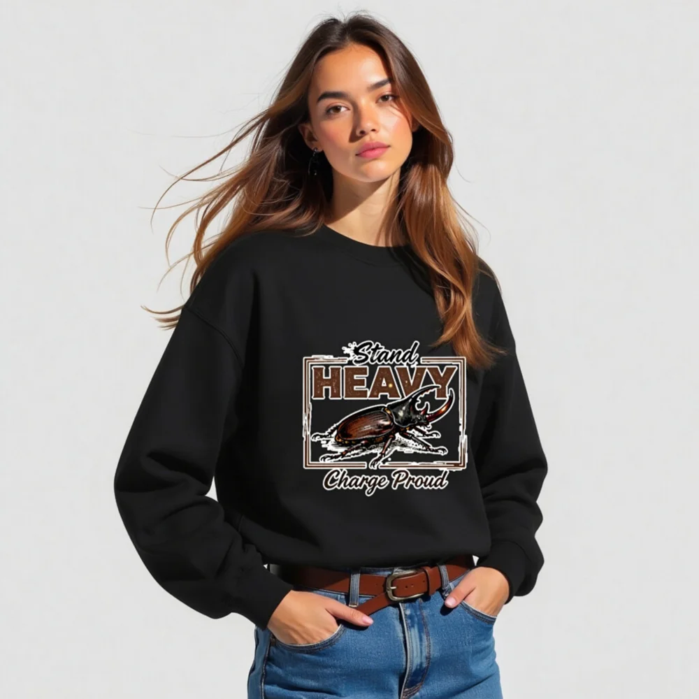 Stand Heavy Charge Proud Unisex Crewneck Sweatshirt - Image 4