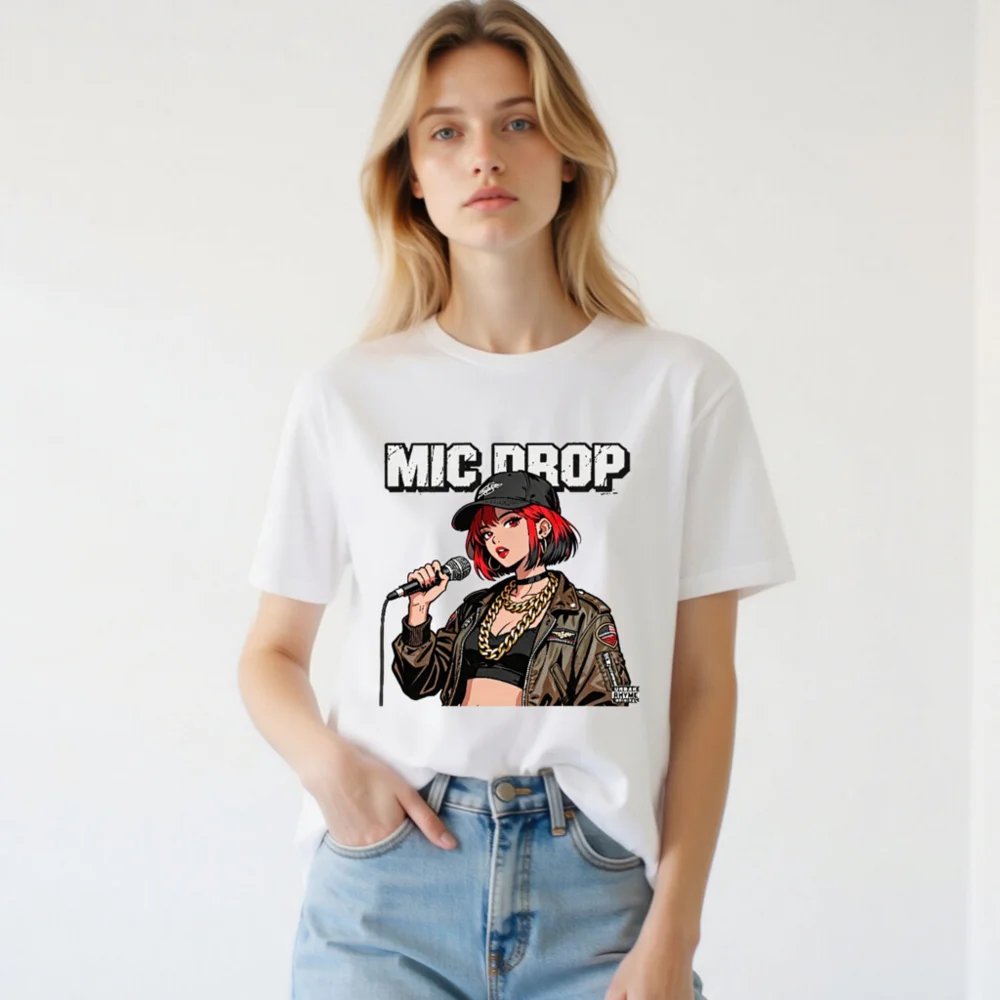 Mic Drop Unisex T-Shirt – Streetwear Graphic Tee for Hip Hop Fans - Image 3
