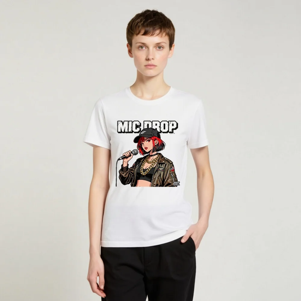 Mic Drop Unisex T-Shirt – Streetwear Graphic Tee for Hip Hop Fans - Image 4