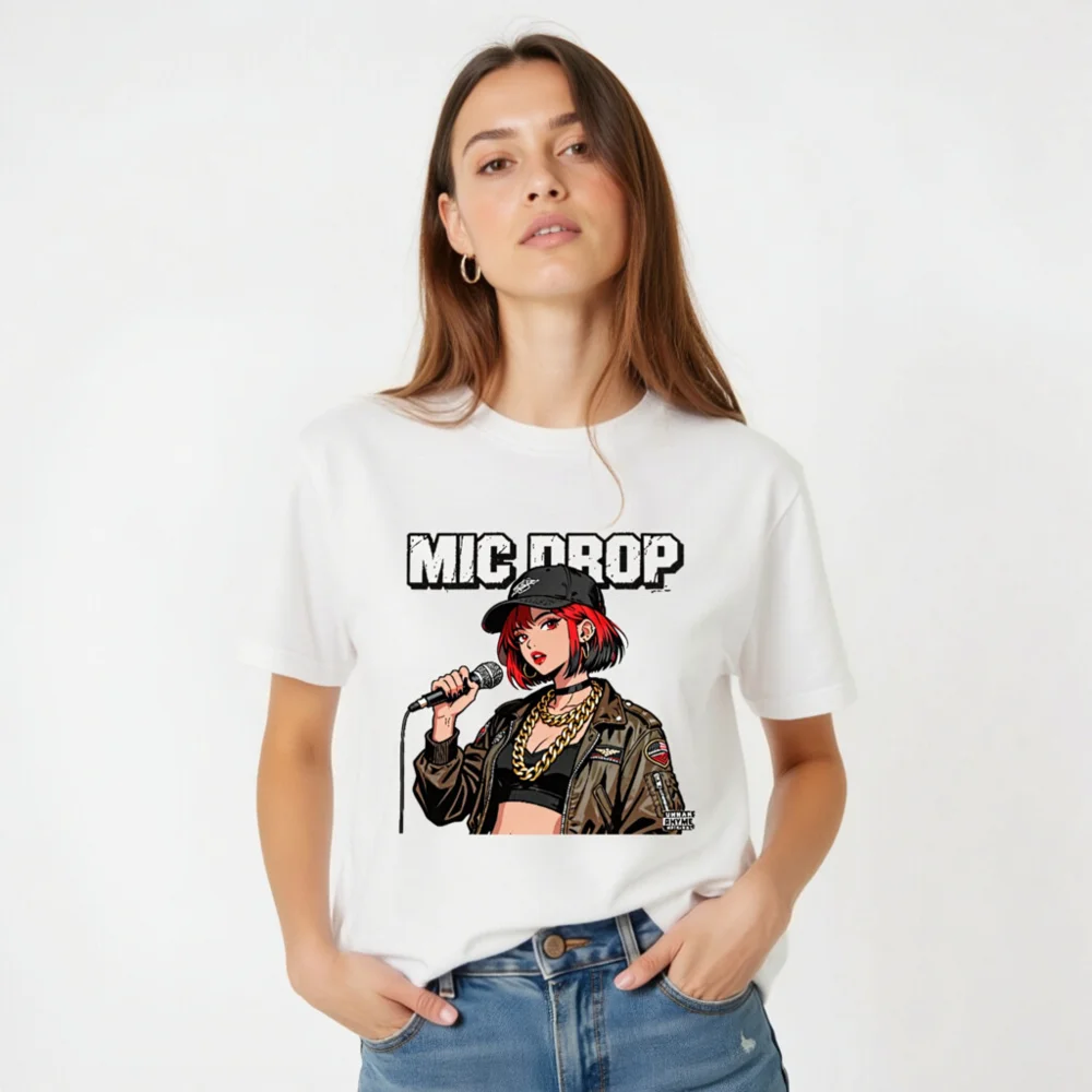 Mic Drop Unisex T-Shirt – Streetwear Graphic Tee for Hip Hop Fans - Image 5
