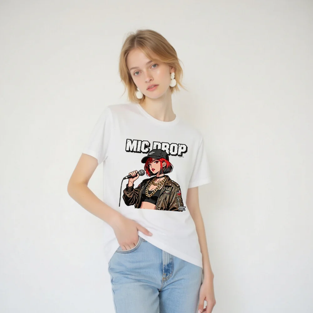 Mic Drop Unisex T-Shirt – Streetwear Graphic Tee for Hip Hop Fans - Image 6