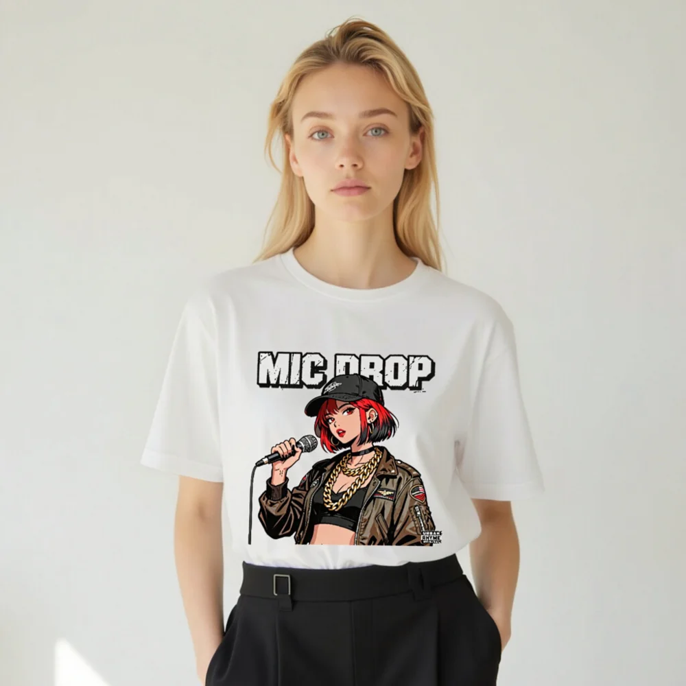 Mic Drop Unisex T-Shirt – Streetwear Graphic Tee for Hip Hop Fans - Image 9