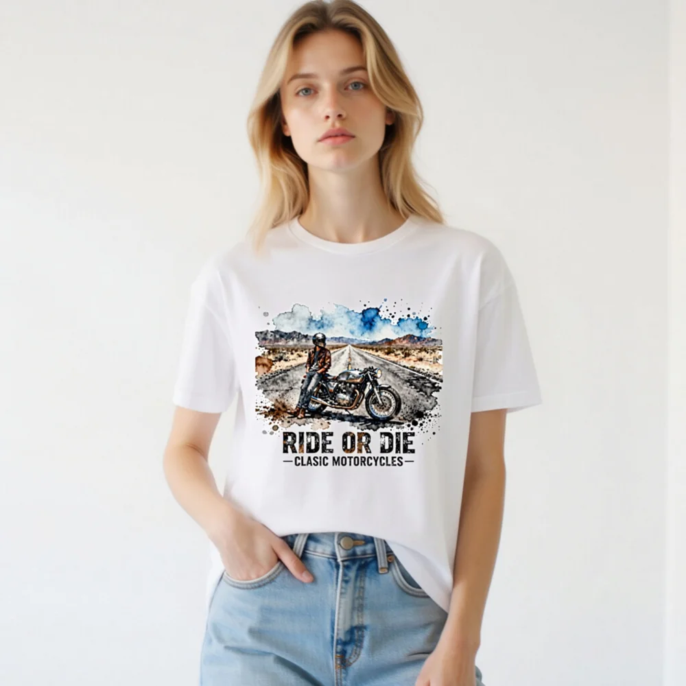 Ride or Die Classic Motorcycles T-Shirt – Unisex Staple Tee - Image 3