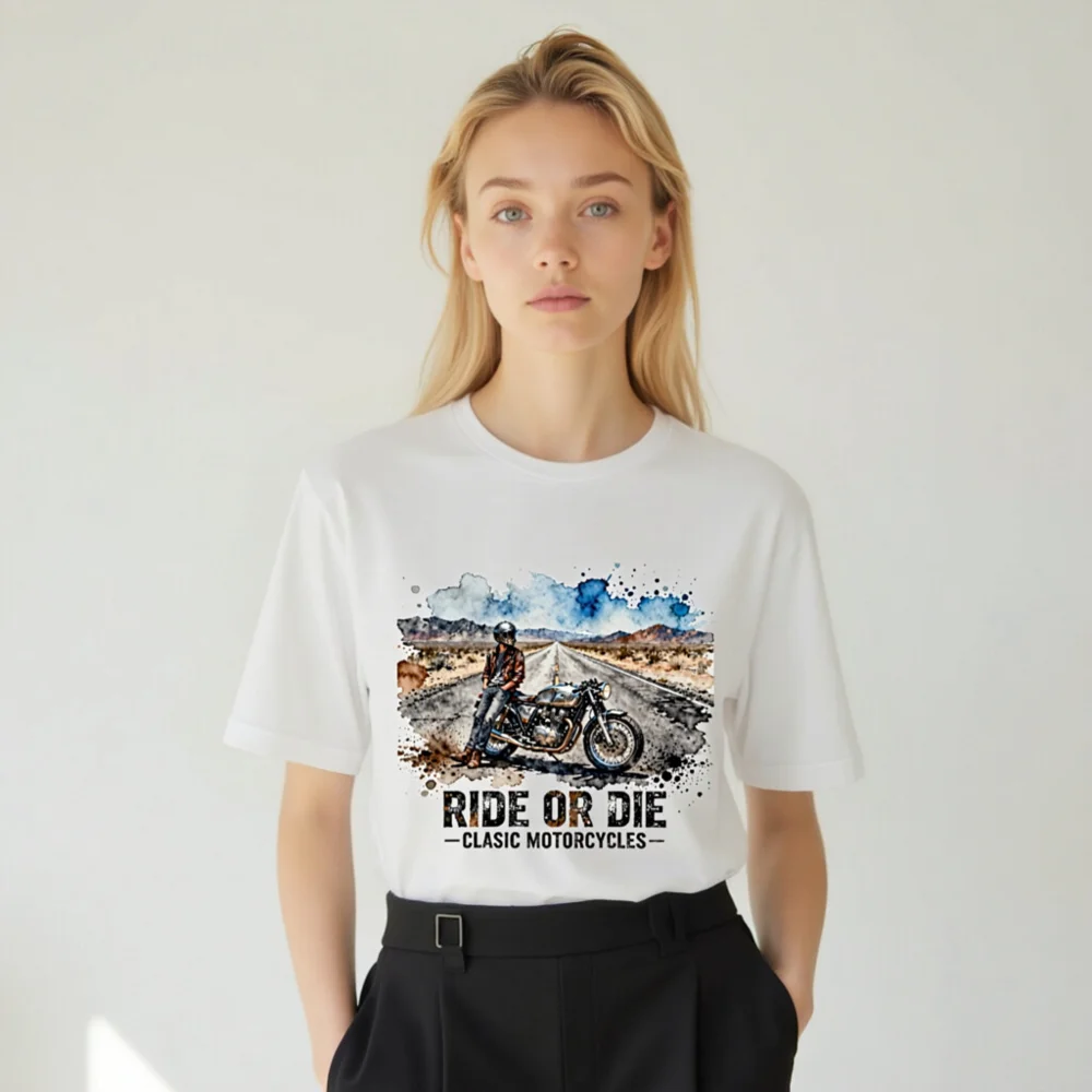 Ride or Die Classic Motorcycles T-Shirt – Unisex Staple Tee - Image 9
