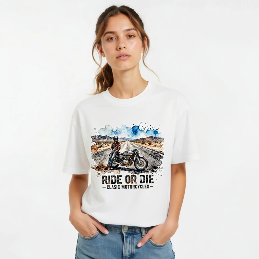 Ride or Die Classic Motorcycles T-Shirt – Unisex Staple Tee - Image 10