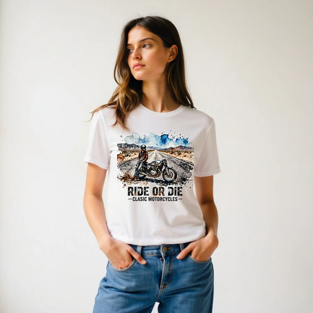 Ride or Die Classic Motorcycles T-Shirt – Unisex Staple Tee - Image 11