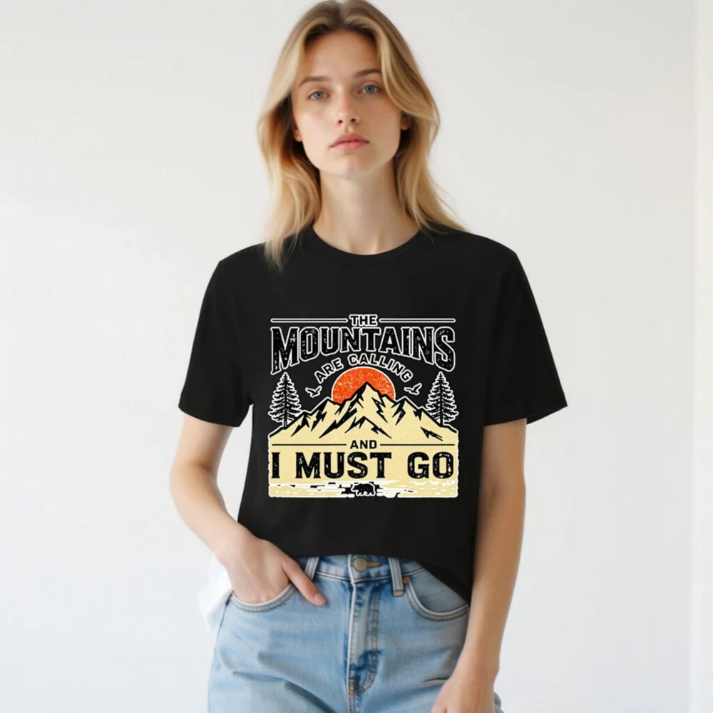 Mountains Are Calling T-Shirt - Unisex Graphic Tee - Image 3