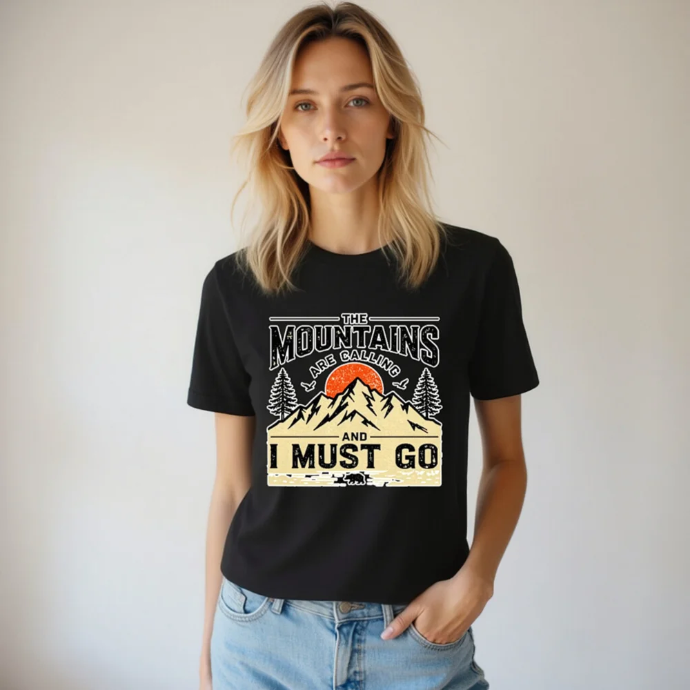Mountains Are Calling T-Shirt - Unisex Graphic Tee - Image 7