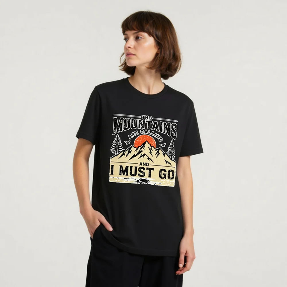 Mountains Are Calling T-Shirt - Unisex Graphic Tee - Image 8