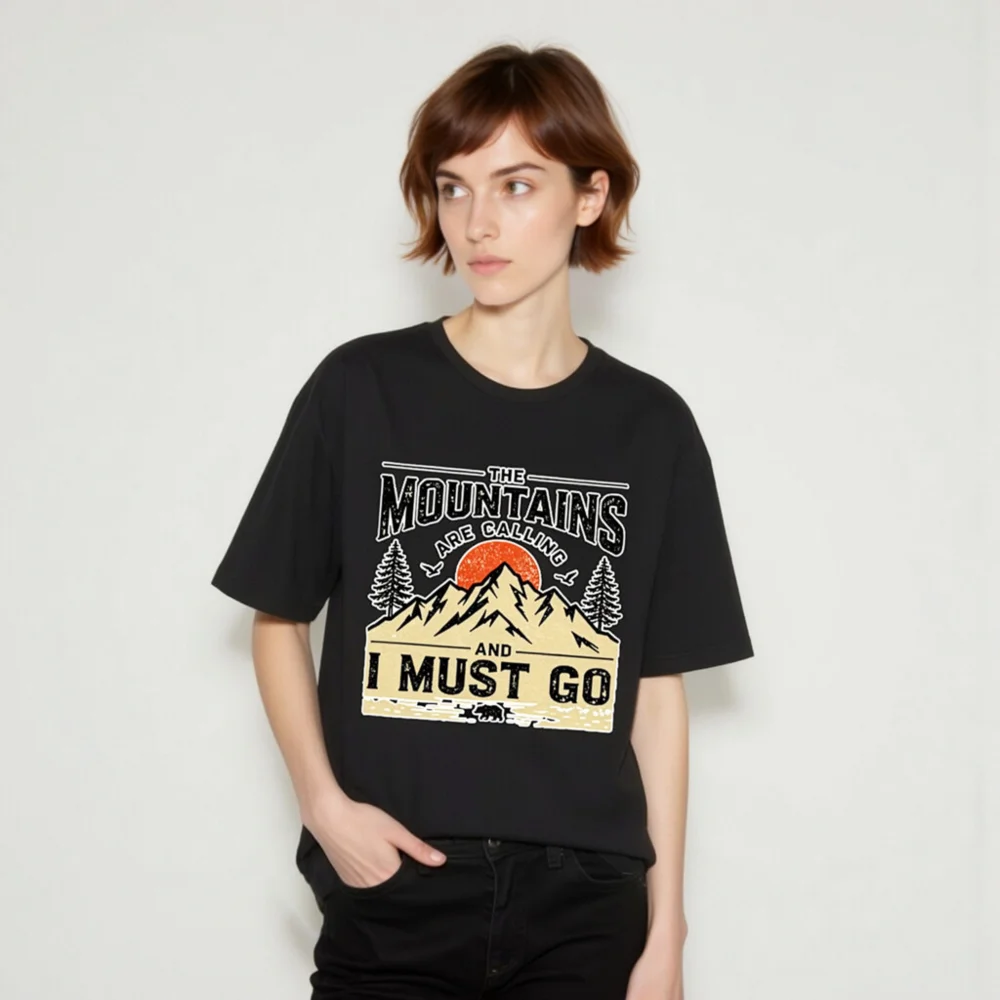 Mountains Are Calling T-Shirt - Unisex Graphic Tee - Image 9