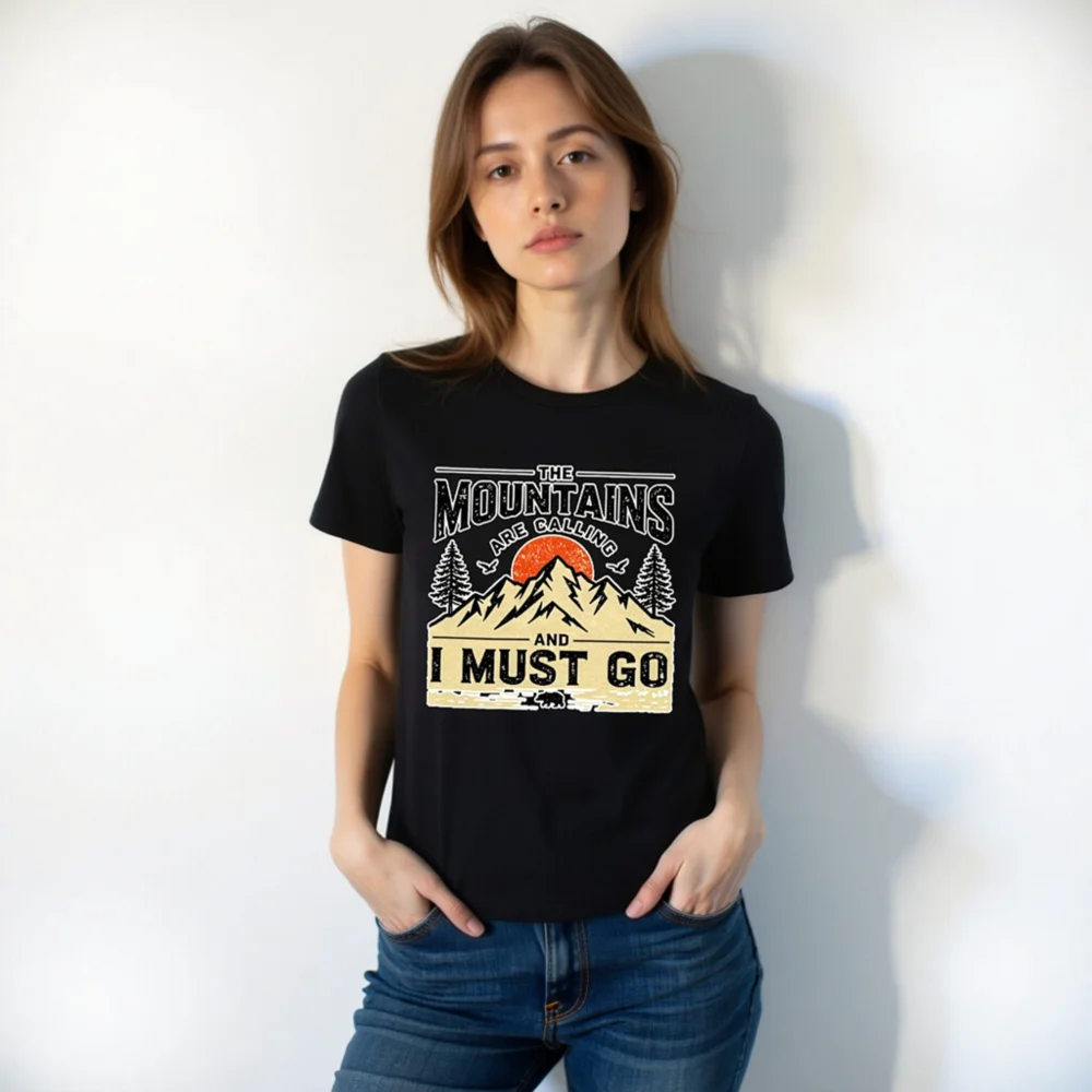 Mountains Are Calling T-Shirt - Unisex Graphic Tee - Image 10