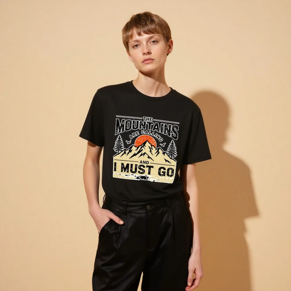 Mountains Are Calling T-Shirt - Unisex Graphic Tee - Image 11