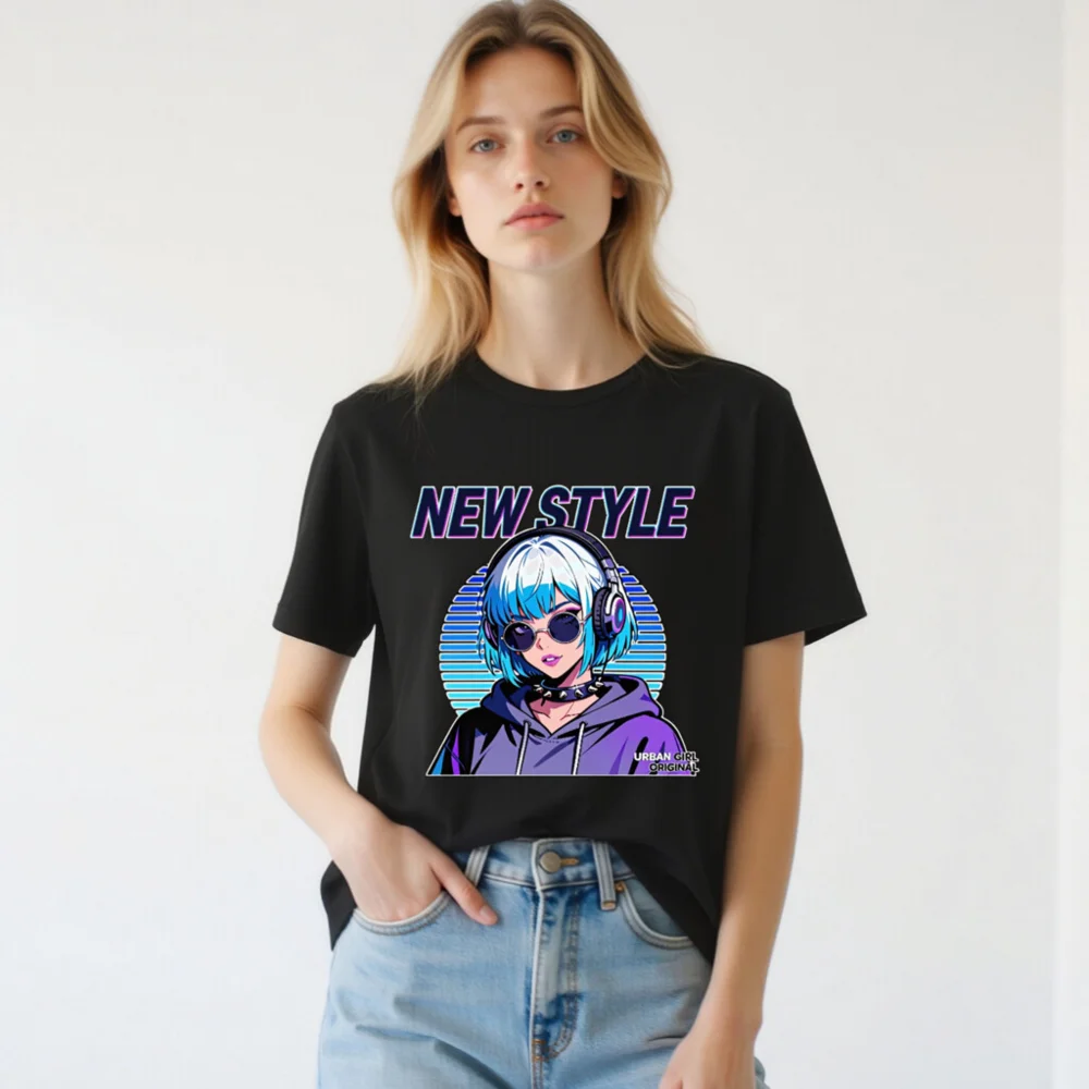 New Style Cyberpunk T-Shirt for Men and Women - Urban Girl Original - Image 3