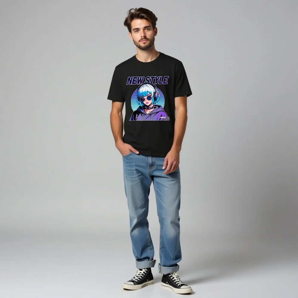 New Style Cyberpunk T-Shirt for Men and Women - Urban Girl Original - Image 6