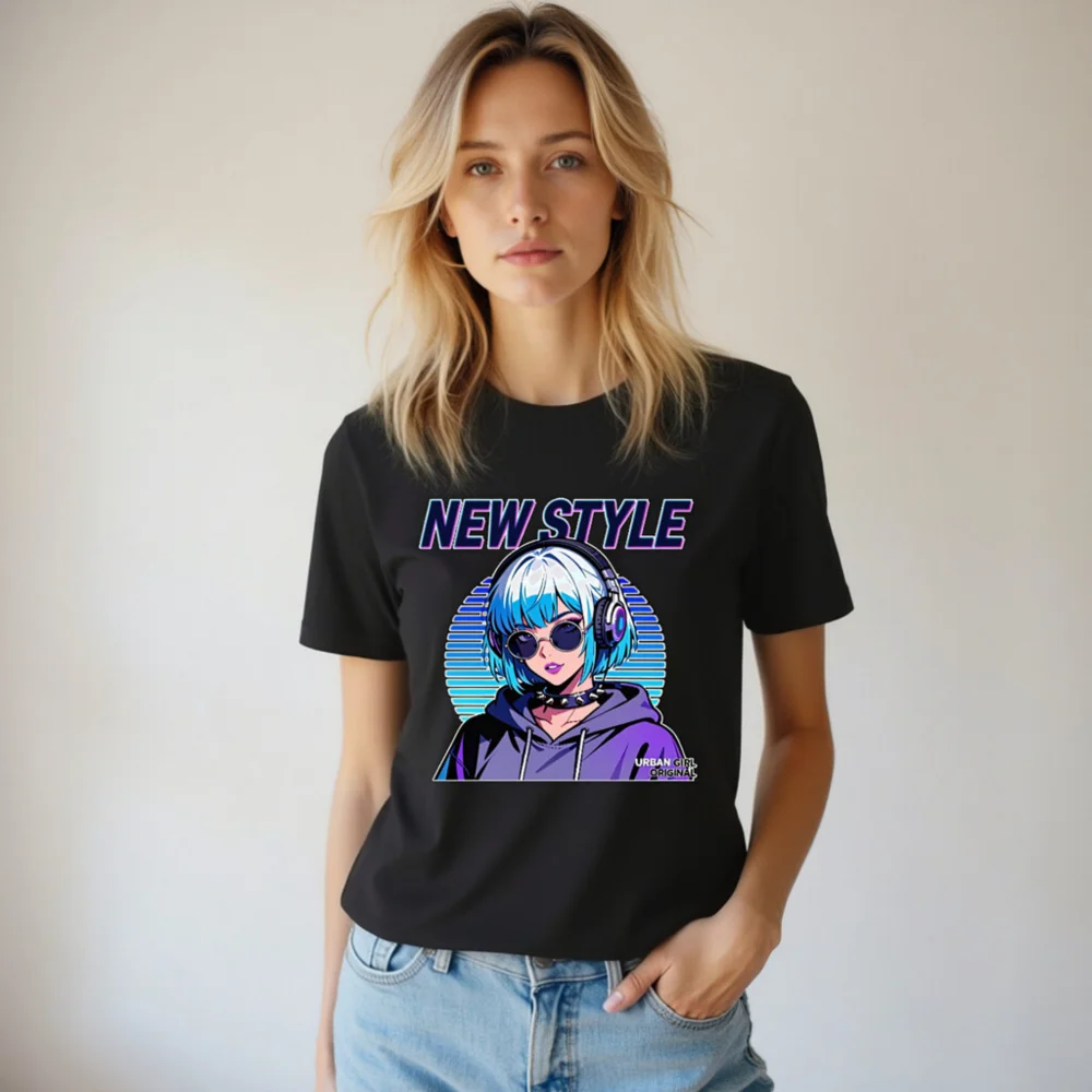 New Style Cyberpunk T-Shirt for Men and Women - Urban Girl Original - Image 7