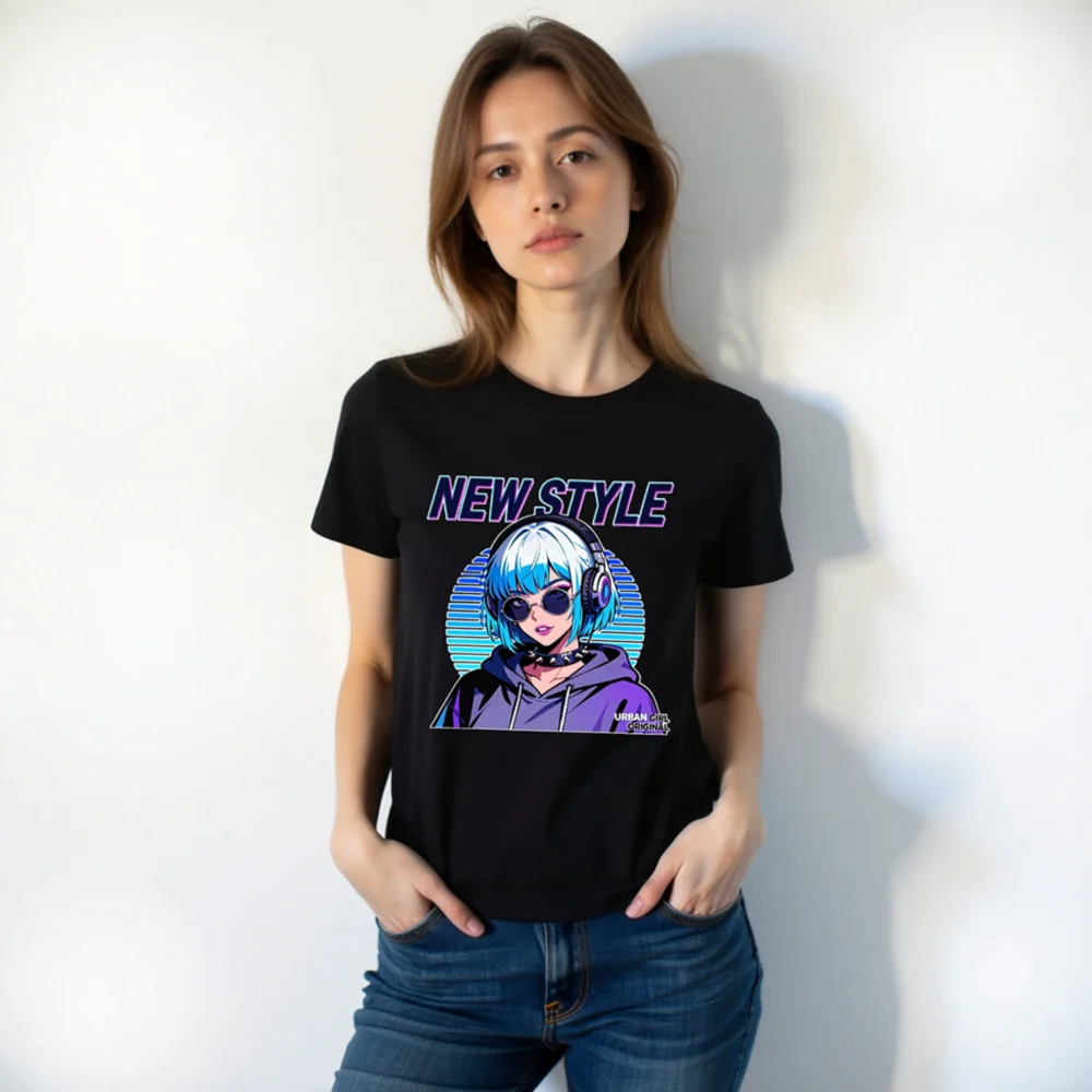 New Style Cyberpunk T-Shirt for Men and Women - Urban Girl Original - Image 10