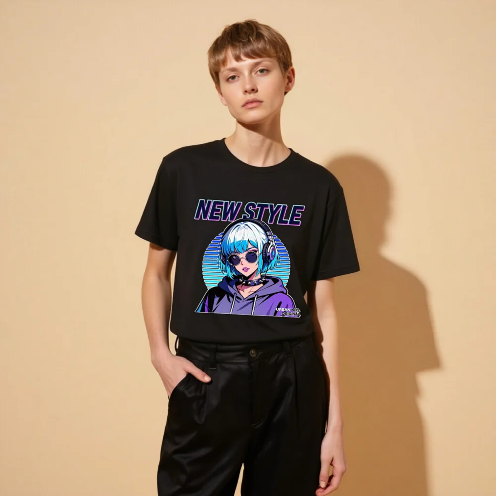 New Style Cyberpunk T-Shirt for Men and Women - Urban Girl Original - Image 11