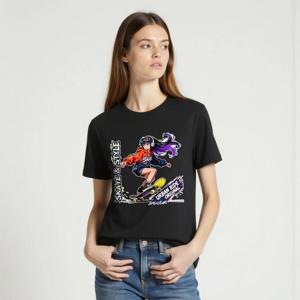 Skate & Style Unisex Graphic T-Shirt – Urban Ride Original - Image 2