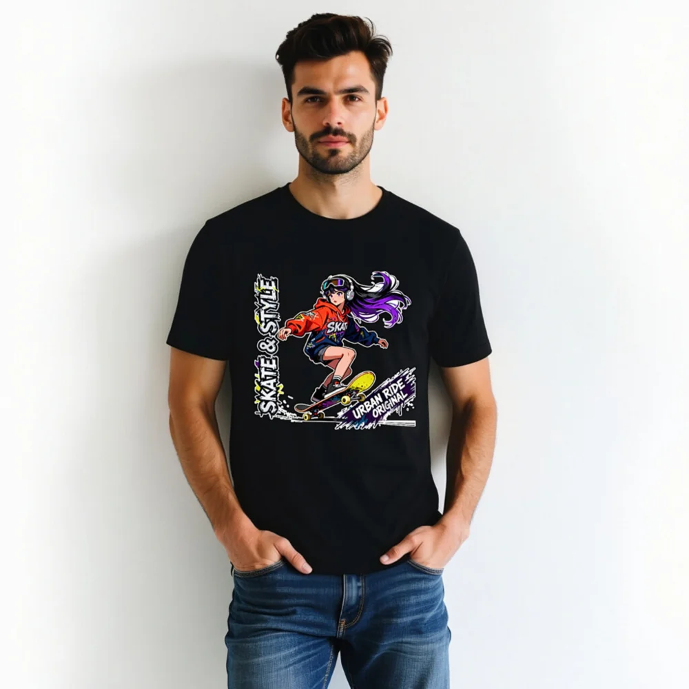 Skate & Style Unisex Graphic T-Shirt – Urban Ride Original - Image 5