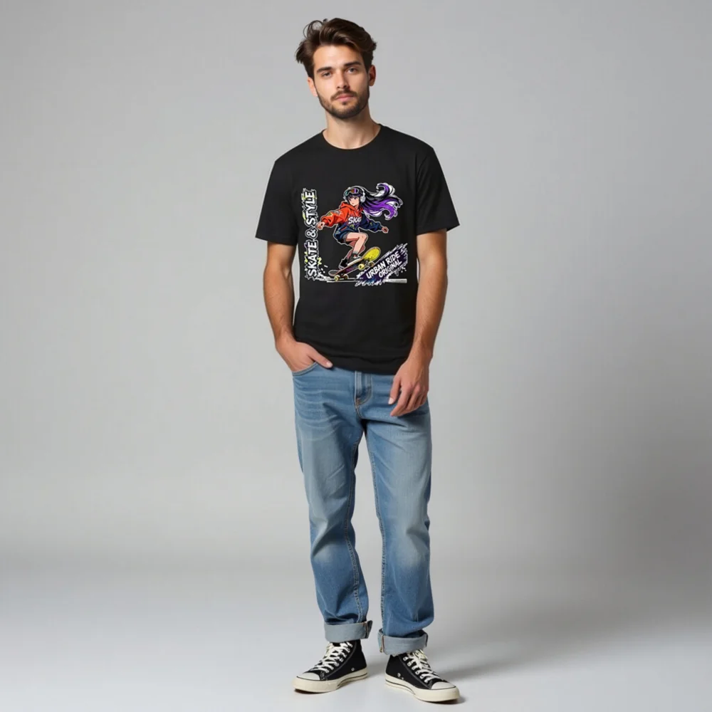 Skate & Style Unisex Graphic T-Shirt – Urban Ride Original - Image 6