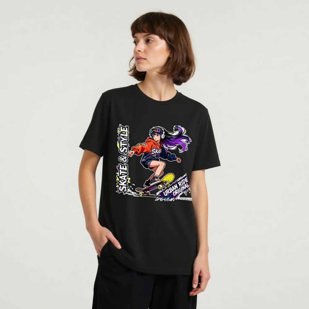 Skate & Style Unisex Graphic T-Shirt – Urban Ride Original - Image 8