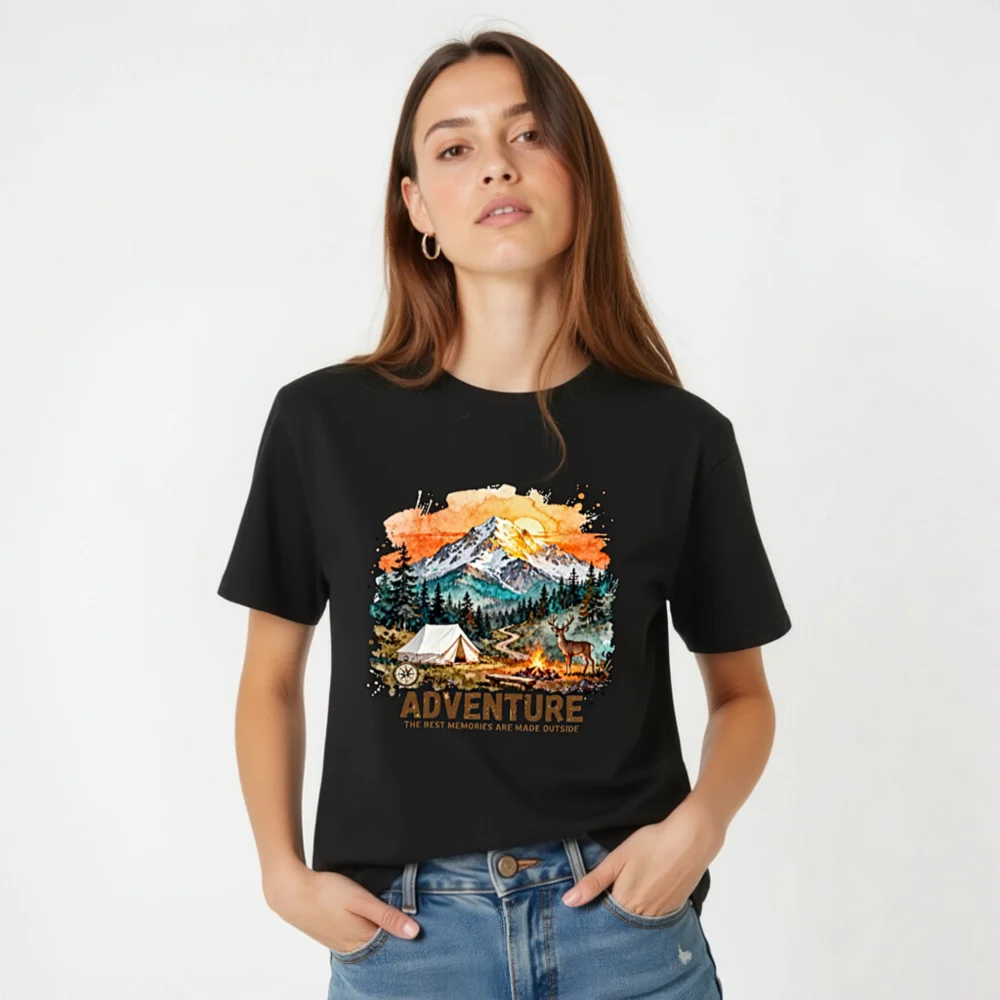 Adventure Camping T-Shirt for Men and Women – Outdoor Graphic Tee - Image 4