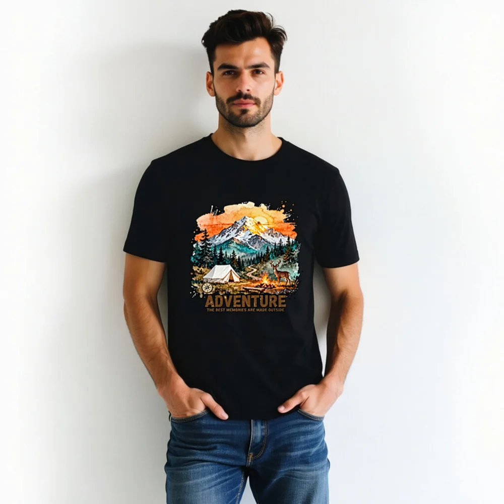 Adventure Camping T-Shirt for Men and Women – Outdoor Graphic Tee - Image 5
