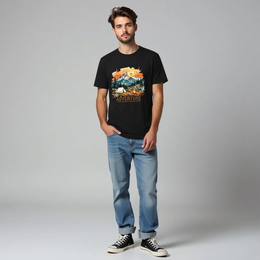 Adventure Camping T-Shirt for Men and Women – Outdoor Graphic Tee - Image 6