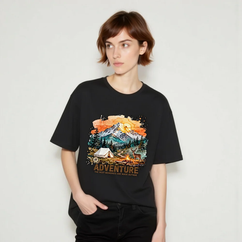 Adventure Camping T-Shirt for Men and Women – Outdoor Graphic Tee - Image 9