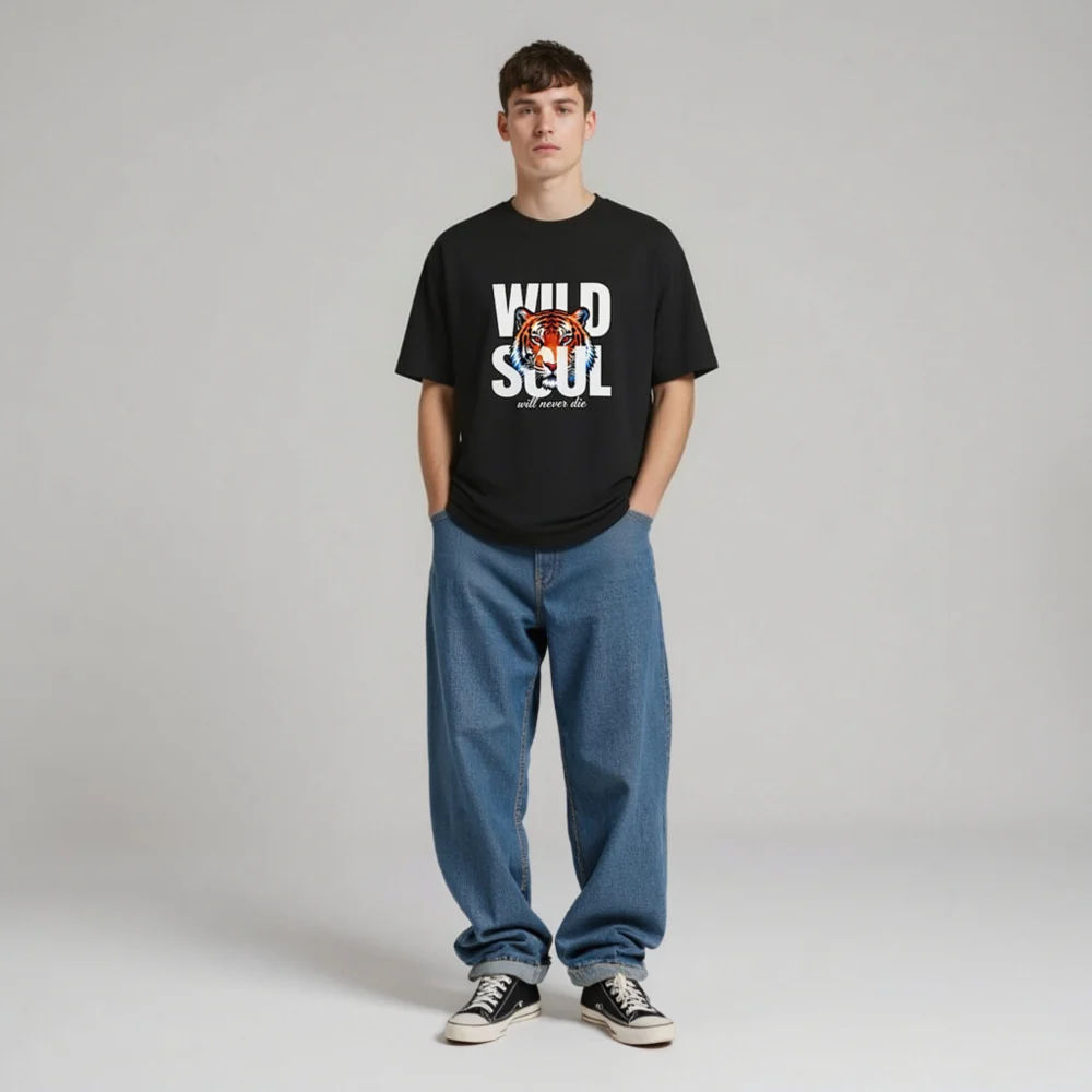 Wild Soul Tiger Graphic T-Shirt – Unisex Organic Cotton - Image 5