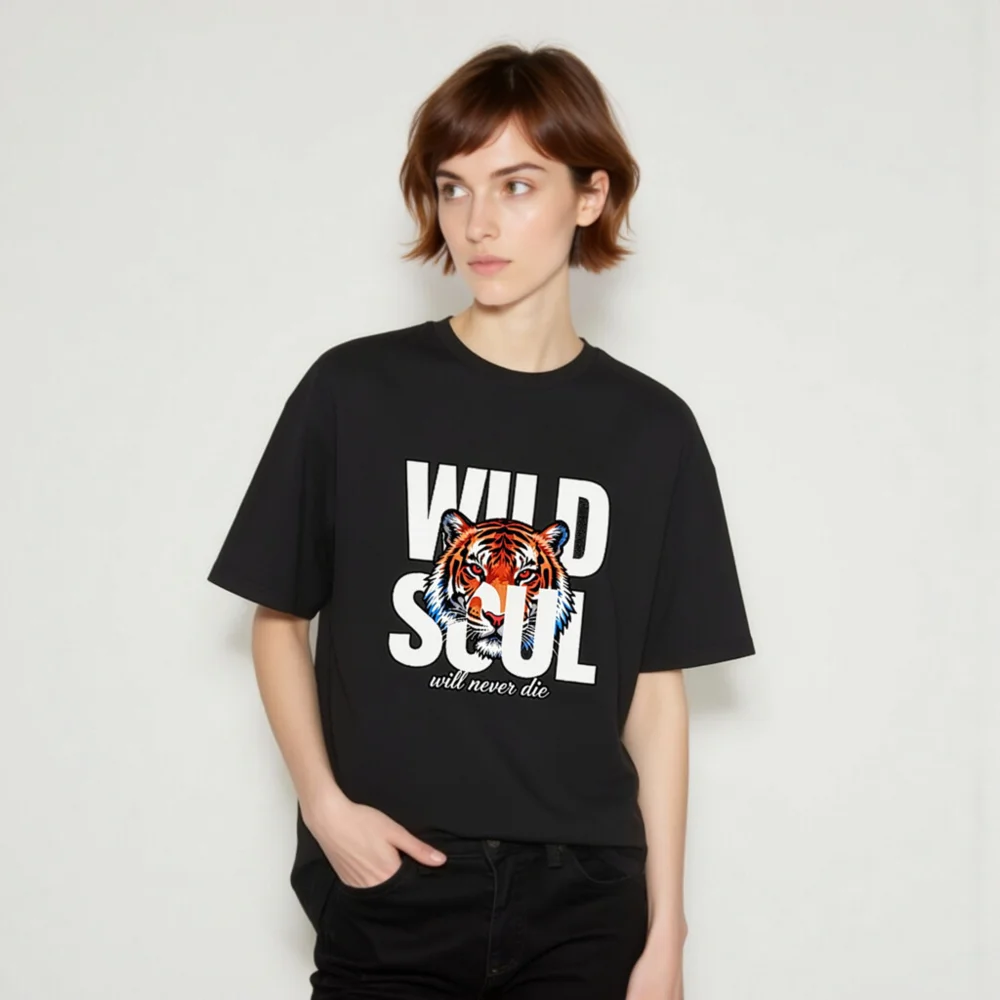 Wild Soul Tiger Graphic T-Shirt – Unisex Organic Cotton - Image 7