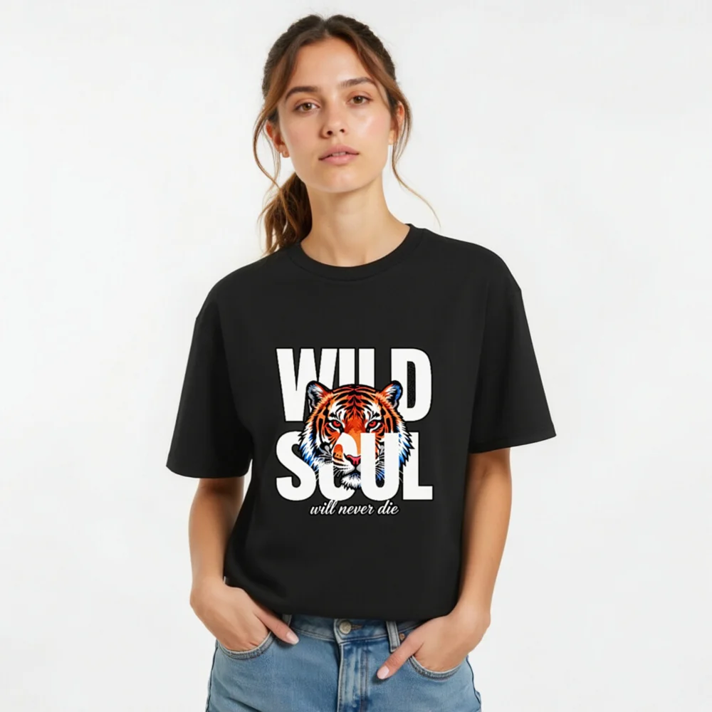 Wild Soul Tiger Graphic T-Shirt – Unisex Organic Cotton - Image 8