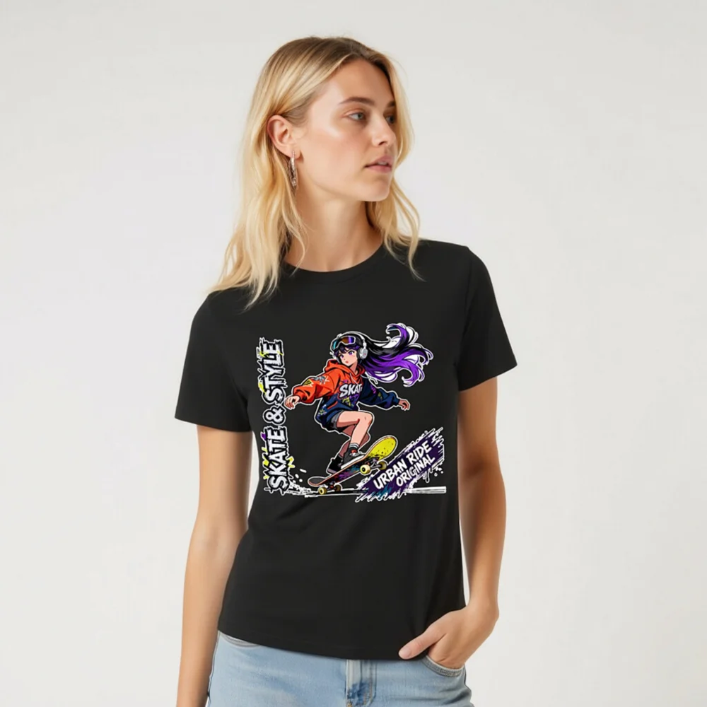 Skate & Style Unisex Organic Cotton T-Shirt – Urban Ride Original - Image 6