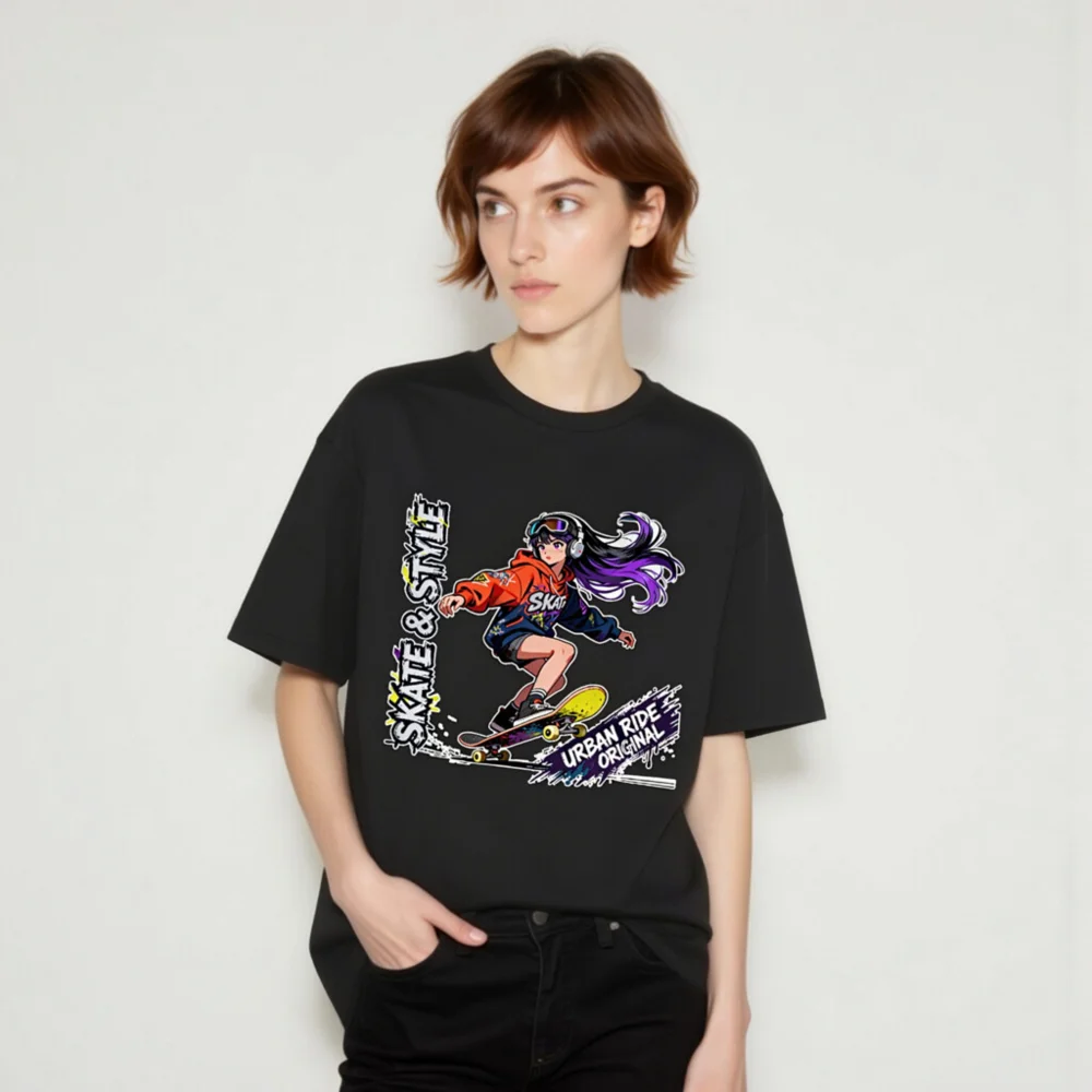 Skate & Style Unisex Organic Cotton T-Shirt – Urban Ride Original - Image 7