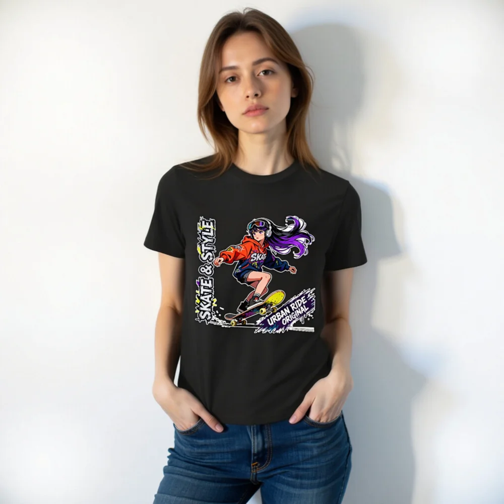 Skate & Style Unisex Organic Cotton T-Shirt – Urban Ride Original - Image 10