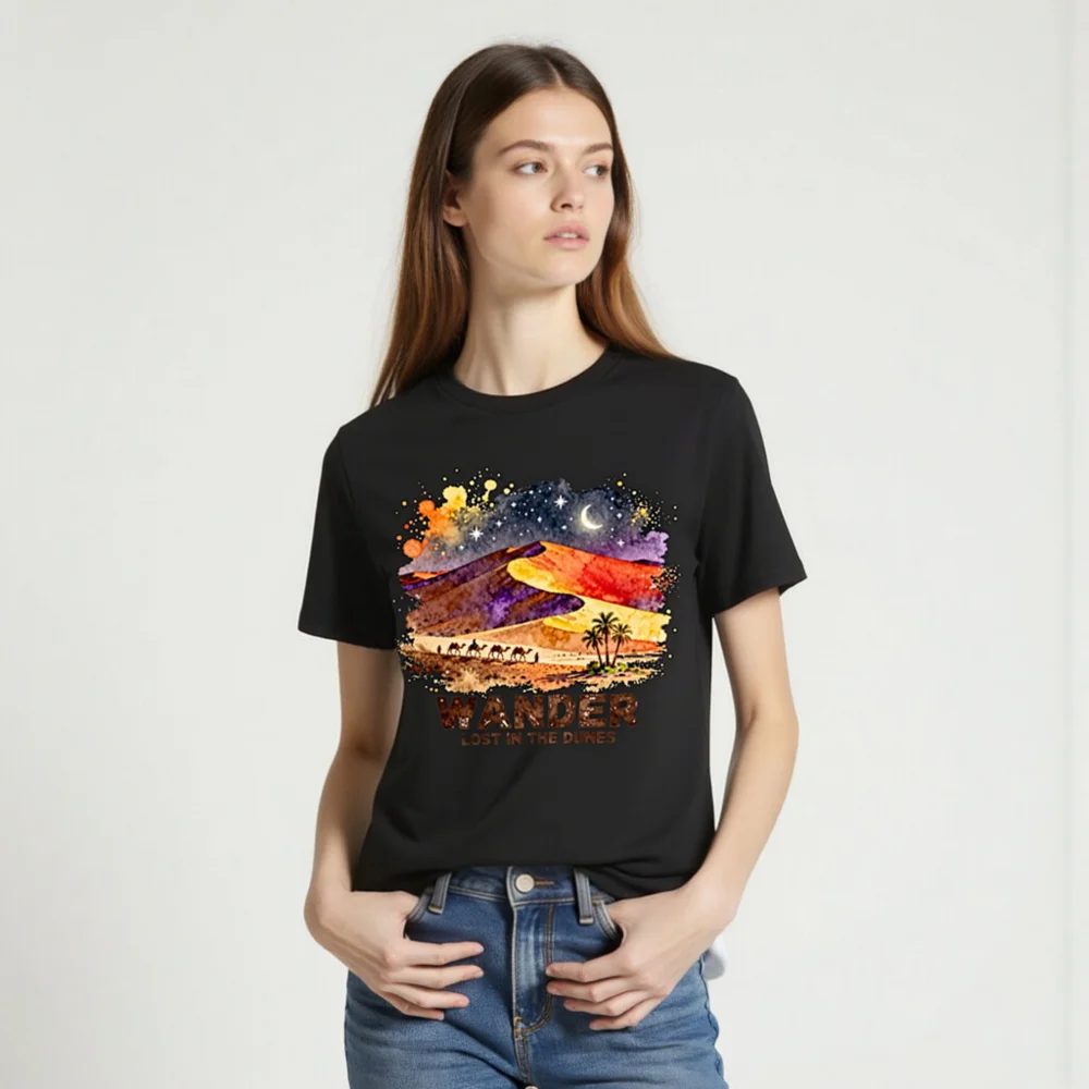 Wander Lost in the Dunes – Unisex Organic Cotton T-Shirt - Image 2